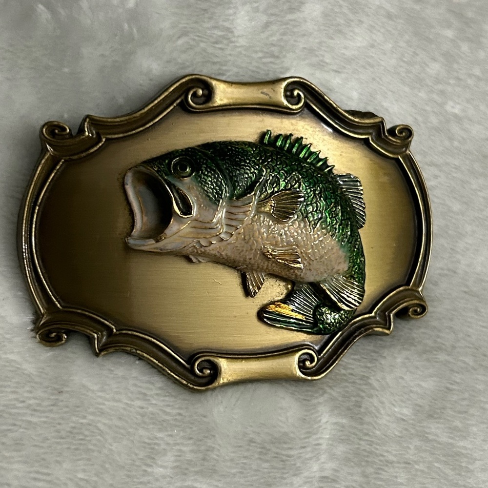 Vintage Raintree Bass belt buckle